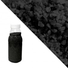 Чёрный кварцевый песок RAL 9005 (Jet Black)