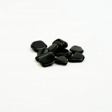 Камень Обсидиан чёрный 10 шт. (1,5-2 см) натуральный, для декора картин из эпоксидной смолы, для творчества 