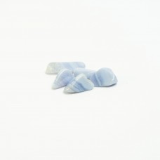 Камень Агат голубой 5 шт. (1-1,5 см) натуральный, для декора картин из эпоксидной смолы, для творчества